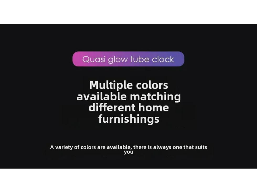 Часы Nixie с имитацией RGB-ламп - ценное украшение для рабочего стола для игровых комнат