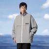 Уличная водонепроницаемая куртка со стойкой для мужчин, новая американская ветрозащитная куртка для альпинизма для подростков на весну и осень