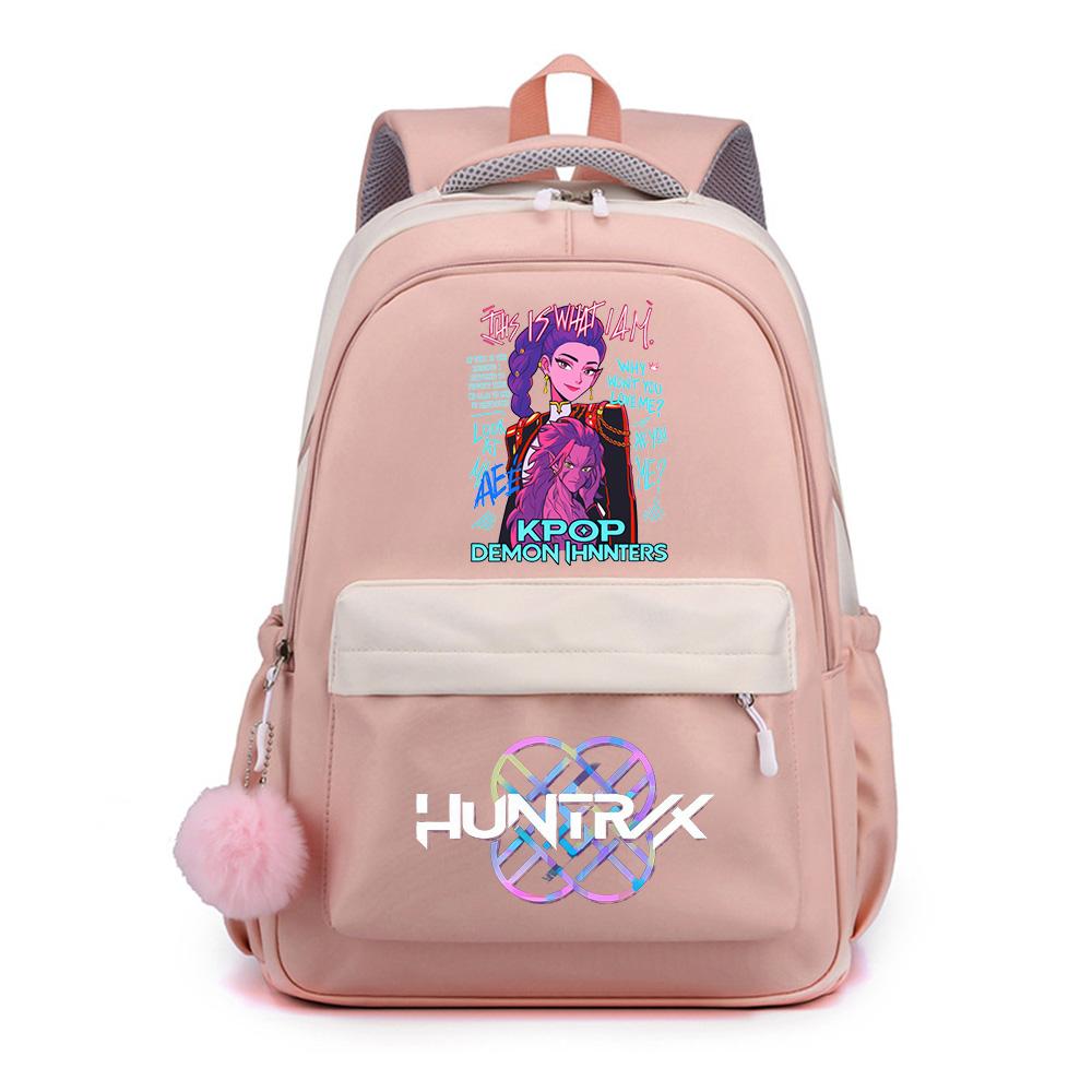 Cute Anime K-Pop Printed Large Capacity Backpack for Teenger Student Girl Boy Schoolbag Bookbag Kid Gift Women Waterproof Travel Bag Mochila