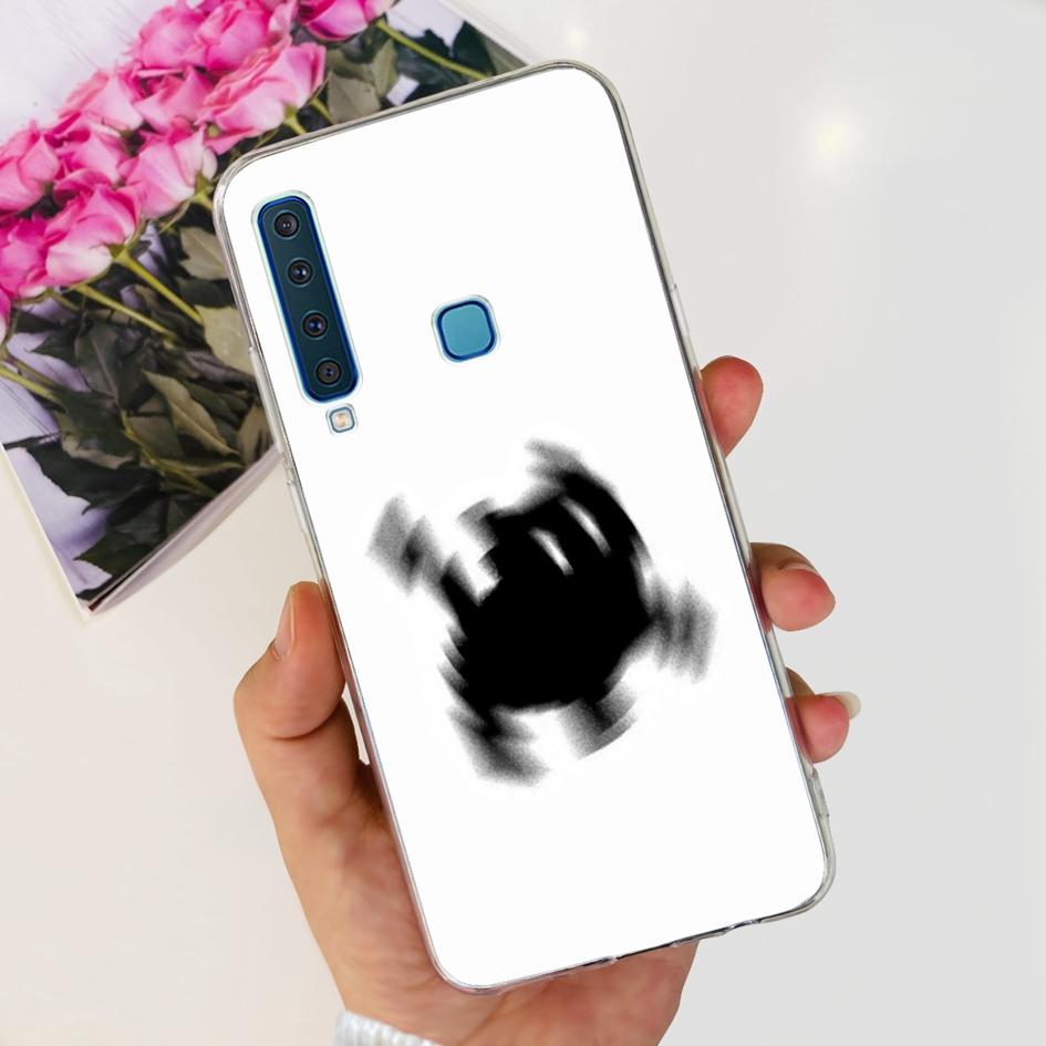 For Samsung Galaxy A9 2018 Case A920 SM-A920F Silicone Cover Popular Flower Clear TPU Soft Phone Case For Samsung A9 2018 Bumper