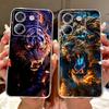 Для Xiaomi Poco M7 Pro 5G Чехол Прозрачный Модный Роскошный Мультяшный Забавный Крутой Расписной Мягкий Чехол для Телефона Для Poco M7 Pro 5G Задняя Крышка