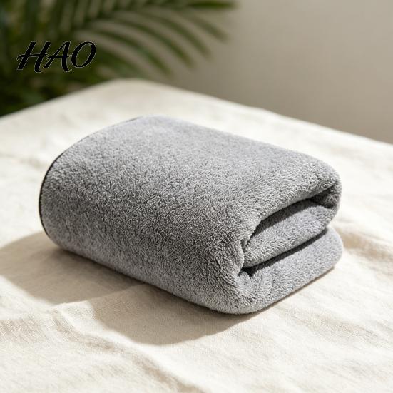 Breathable Skin Friendly Towels Quick Dry Bath Towel, Super Absorbent Large Shower Towel for Everyday Use Men Adults, Soft Coral Fleece Wrap