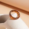 Dopamine Candy Color Finger Buckle Korean Style Geometric Forefinger Ring Solid Resin Ring  Women