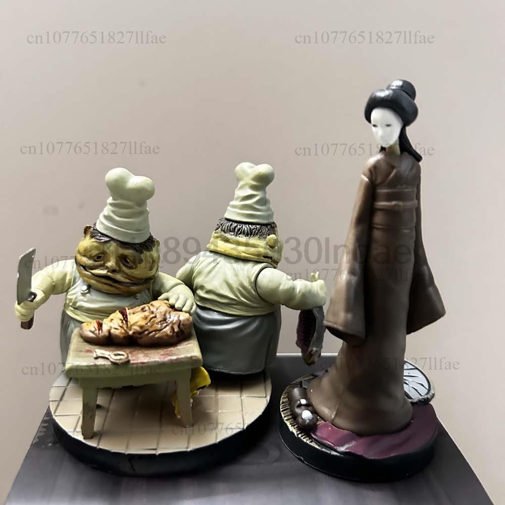 Little Nightmares ДВА ШЕФ-ПОВАРА ЛЕДИ Аниме Фигурка Моно Фигурка на шарнирах Модель Игрушки Крутая Кукла Подарок на День Рождения Для Друзей