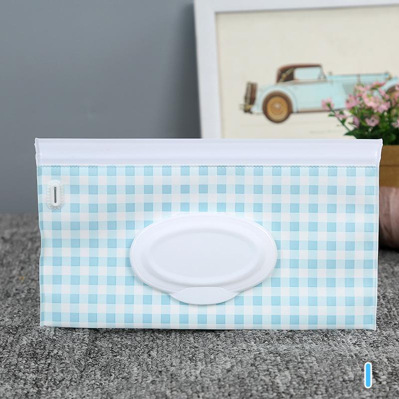 Портативный детский мешок для влажных салфеток, контейнер для салфеток, экологически чистый многоразовый мешок для салфеток