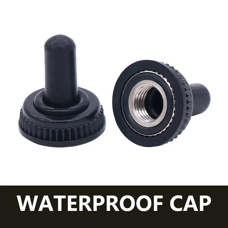 10pcs 3/6 Pin Mini Switches MTS-102 103 MTS-202 203 Toggle Switch ON-OFF-ON Micro Switch with Solder Terminal Waterproof Cap