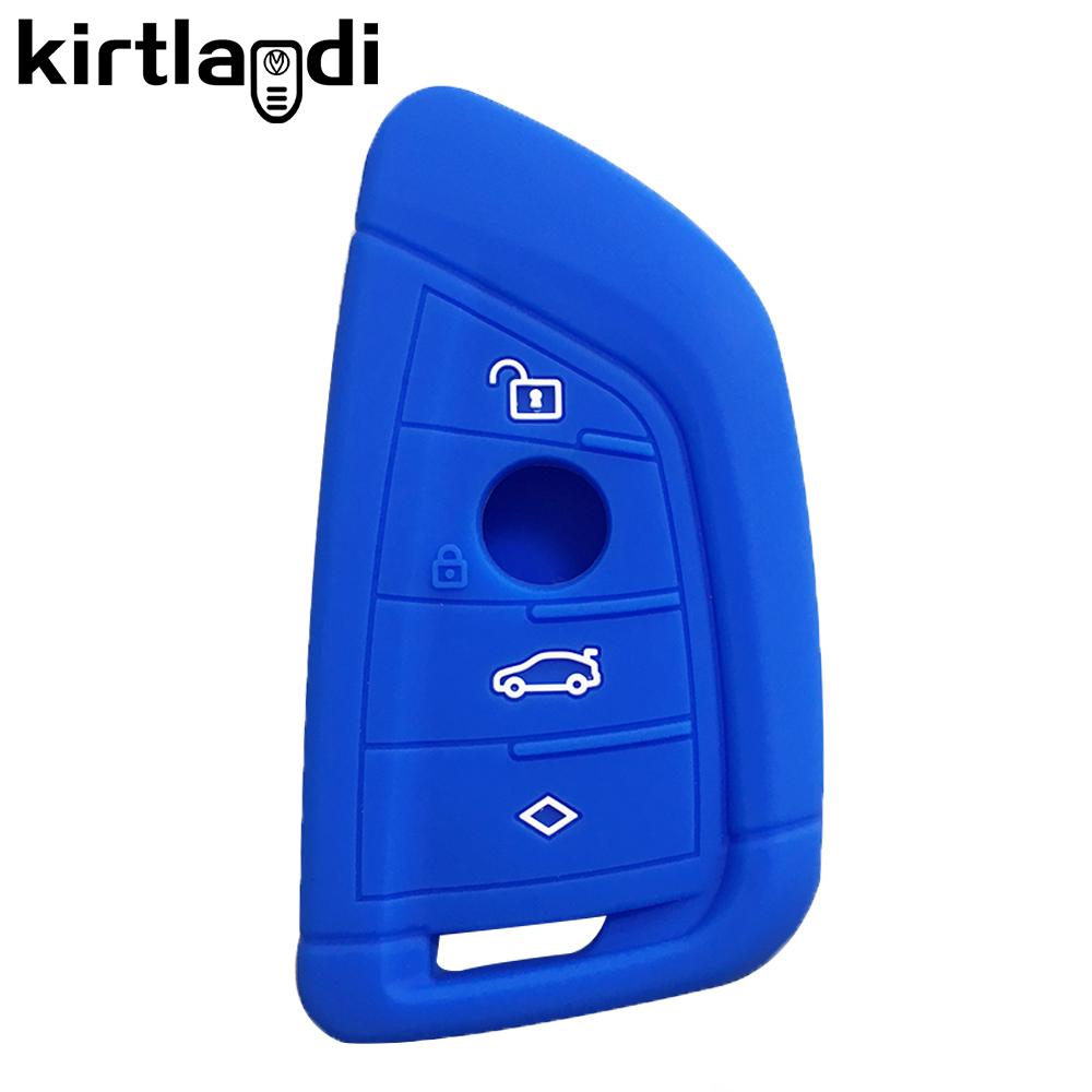 Силиконовый чехол для пульта ключа, протектор для BMW G30 G05 X5 F15 X6 F16 7 серии G11 X1 F48 F39 X4 X3 F40 2021 Бесключевой корпус брелока