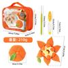 Crochet Set Funny Handmade Knitting Accessories Fruit Yarn Craft Beginner Crochet Set For Kids Women Boys Girls Mom Handicraft