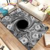 3D иллюзия, доллар, евро, деньги, узор, коврик, ковер для дома, гостиной, спальни, дивана, коврик для двери, детский нескользящий напольный коврик