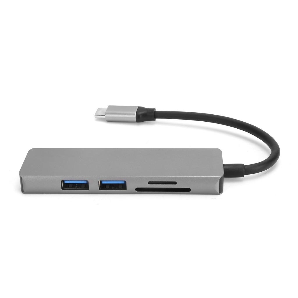 Адаптер 5 в 1 TypeC на HD-мультимедийный интерфейс, портативный 4K-дисплей, многофункциональный ХАБ