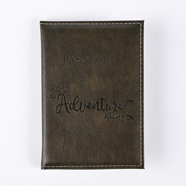 Новая модная обложка для паспорта с буквенным принтом для женщин и мужчин, дорожная обложка для свадебного паспорта, дорожный чехол