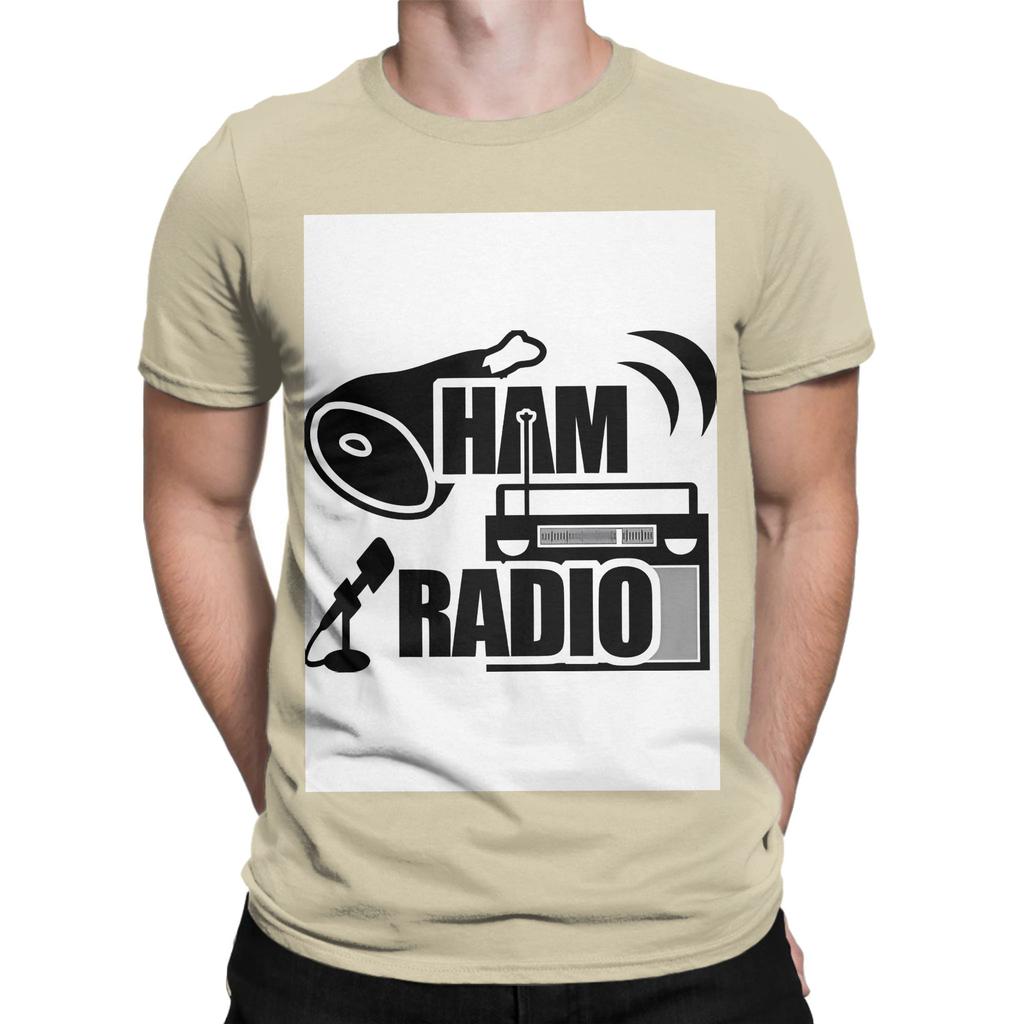 Delicious Ham And The Radio Ham Radio Graphic 100 Cotton Tshirt Ham Radio Tees Tops For Unisex
