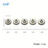 5pcs RC Model  64P Motor Gear 7075 Aluminum  Metal Pinion 1/10 On-Road Vehicle 5pcs Set Suitable as a Gift for All Four Seasons