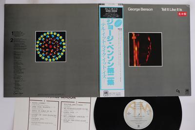 LP Пластинка GEORGE BENSON - Tell It Like It Is AMP7030PROMO A&M 1979 Япония Оби Джаз Б/У