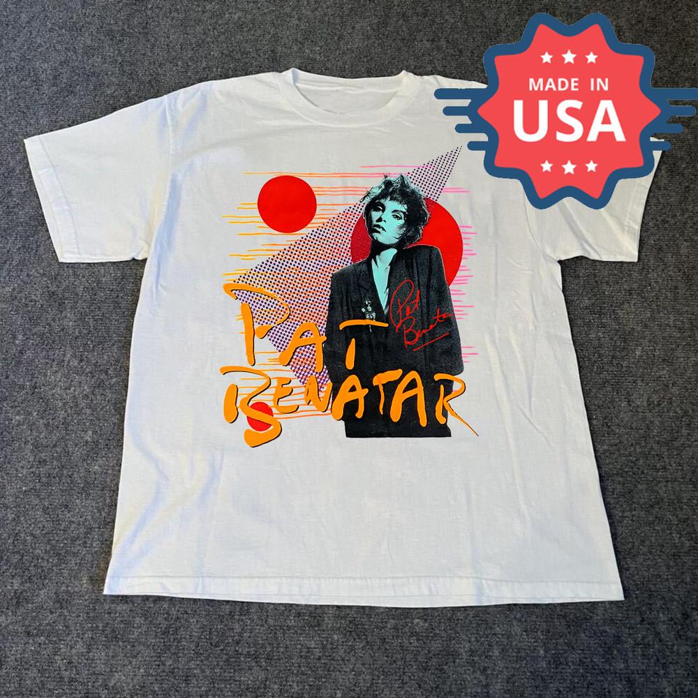 New! Pat Benatar Cotton White Shirt Unisex Concert S to 5XL SG588 Unisex T-Shirt