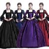 Plus Size High-end Palace Dress Lace Stitching Large Skirt Retro Medieval Renaissance Dress