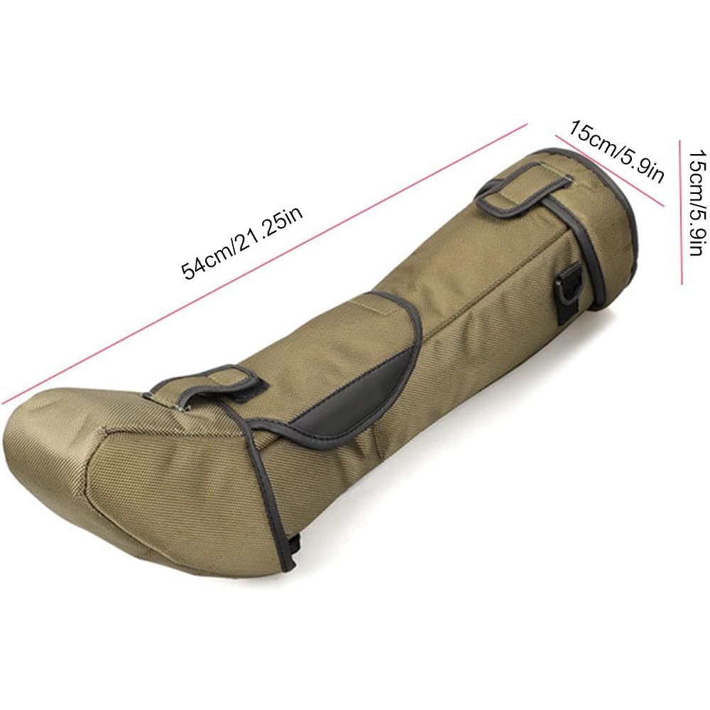 Telescope Case - Spotting Scope Storage Cover - Portable Telescope Storage Bag, Shock-Absorbing Telescope Accessory Bag, 100mm Aperture. Refer to desc