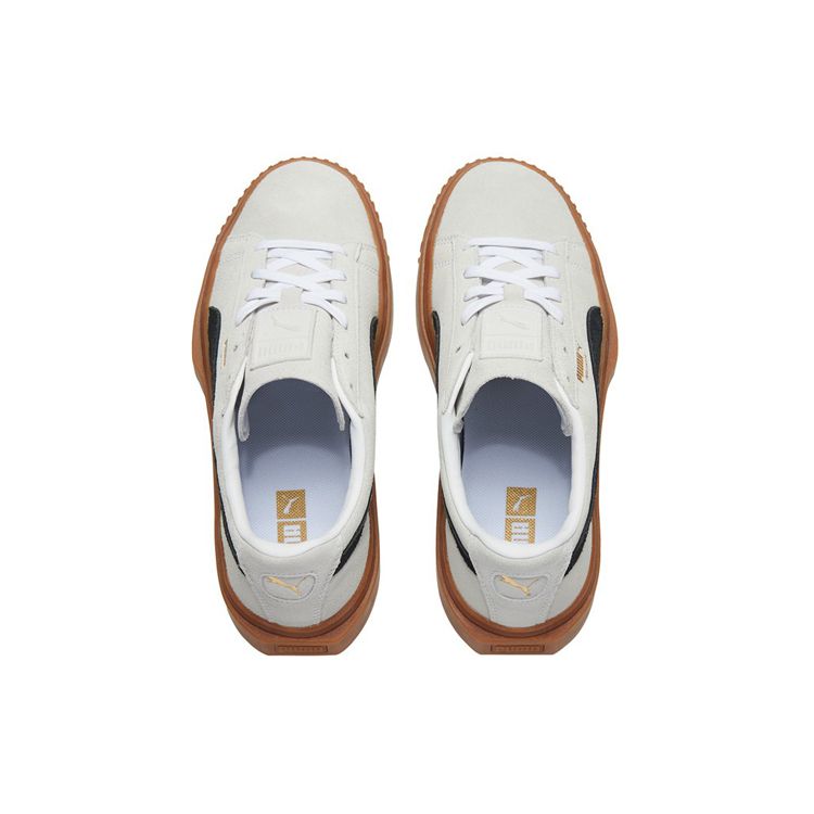 Puma Court Breaker Замшевые Низкие Кроссовки Унисекс Кроссовки Белые 366079-06