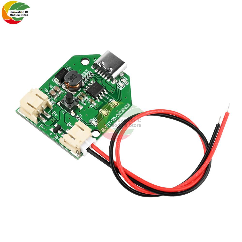 Boosting Board 9V Three Speed Stepless Speed Regulation Charging Handheld Fan Control Board Type C Interface