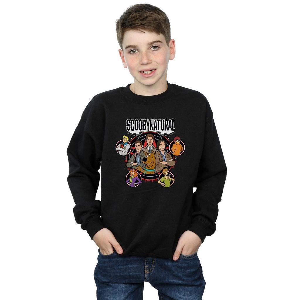 Scoobynatural Boys Characters Star Sweatshirt