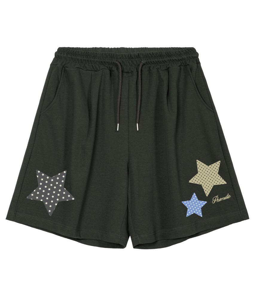 PRIMATE Little Prince Bermuda Single-Pleat Sweat Shorts 4 Colors