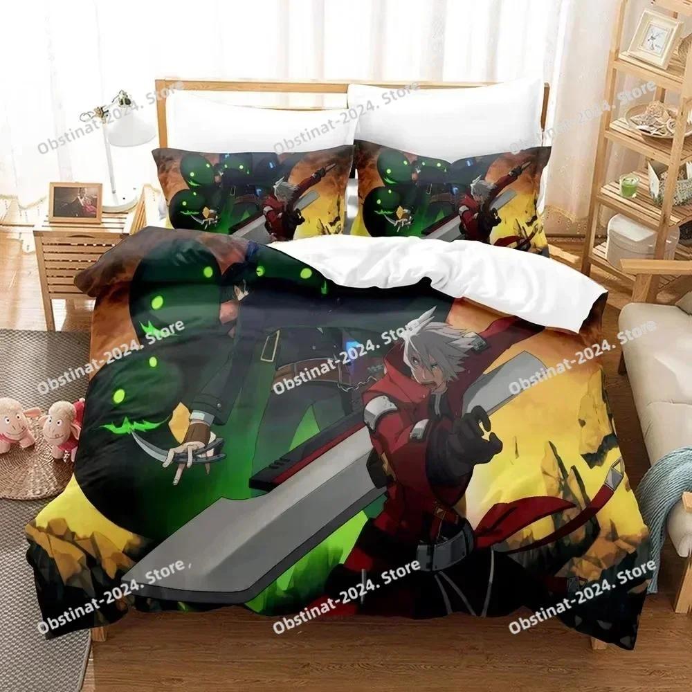 Новый Personality 3D Аниме Blazblue Комплект постельного белья Печатное одиночное одеяло Покрывало Наволочка 3 предмета Комплекты Детский Взрослый Размер