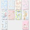 Sanrio Card Cover Sticker Cinnamoroll Cute Character Photo Pocahontas Bus Card Sticker Set of 10