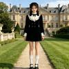 Womens Mid-Calf Socks With Lace Trim Ribbon Bow Sweet Ballet Lolita Style Cotton Blend