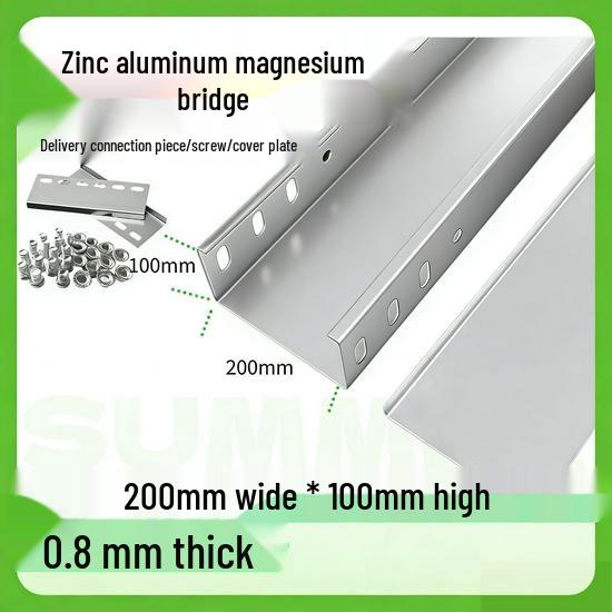 Galvanized Fireproof Stainless Steel Photovoltaic Anti-Corrosion Cable Tray Aluminum Alloy Wireway