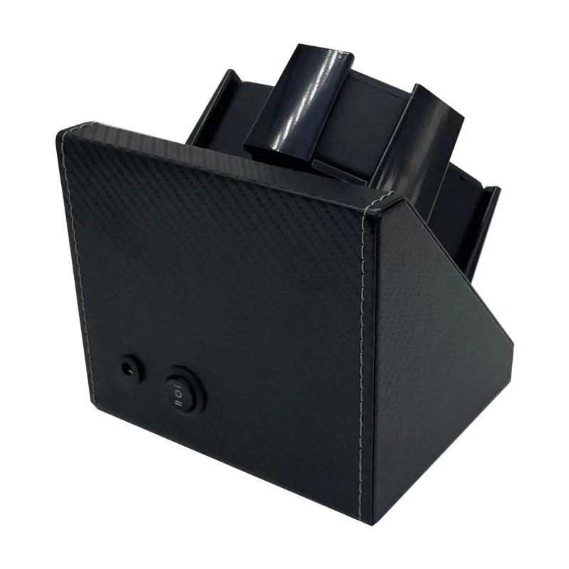 FRUCASE Часовой подзавод для автоматических часов Автоматический подзавод для 3 часов 2 режима вращения Футляр для хранения Память Хлопок