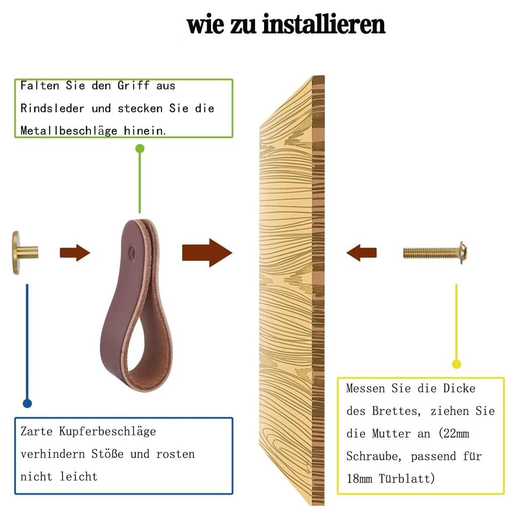 Кожаные ручки 6,4 х 2,5 см. Ручки для мебели ручной работы. Ручки для мебели. Ручки для шкафов и кухонных шкафов.