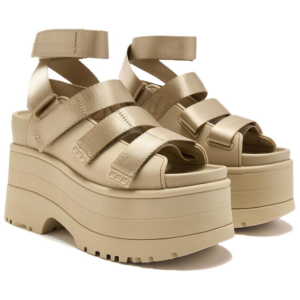 UGG GoldenRise Platform Sandals Mustard Seed (Womens) Women Sneakers 1167431-MDSD