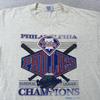 Потертая винтажная футболка Philadelphia Phillies L/XL MLB Бейсбол Мировая серия 90-х