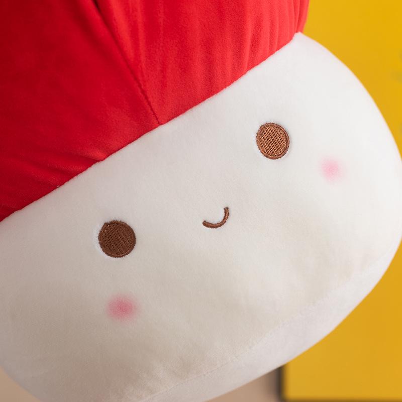 Adorable Red Mushroom Plush Toy & Pillow