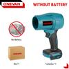 ONEVAN 1200W Electric Turbo Blowers Jet Fan 200M/S Violent Air Blower Car Dryer Dust Blowing Power Tool for Makita 18V Battery