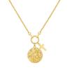 925 Silver Love Purple-Blue Heart-Shaped Zircon Planet Necklace For Women Elegant Party Jewelry Female Pendant Gifts