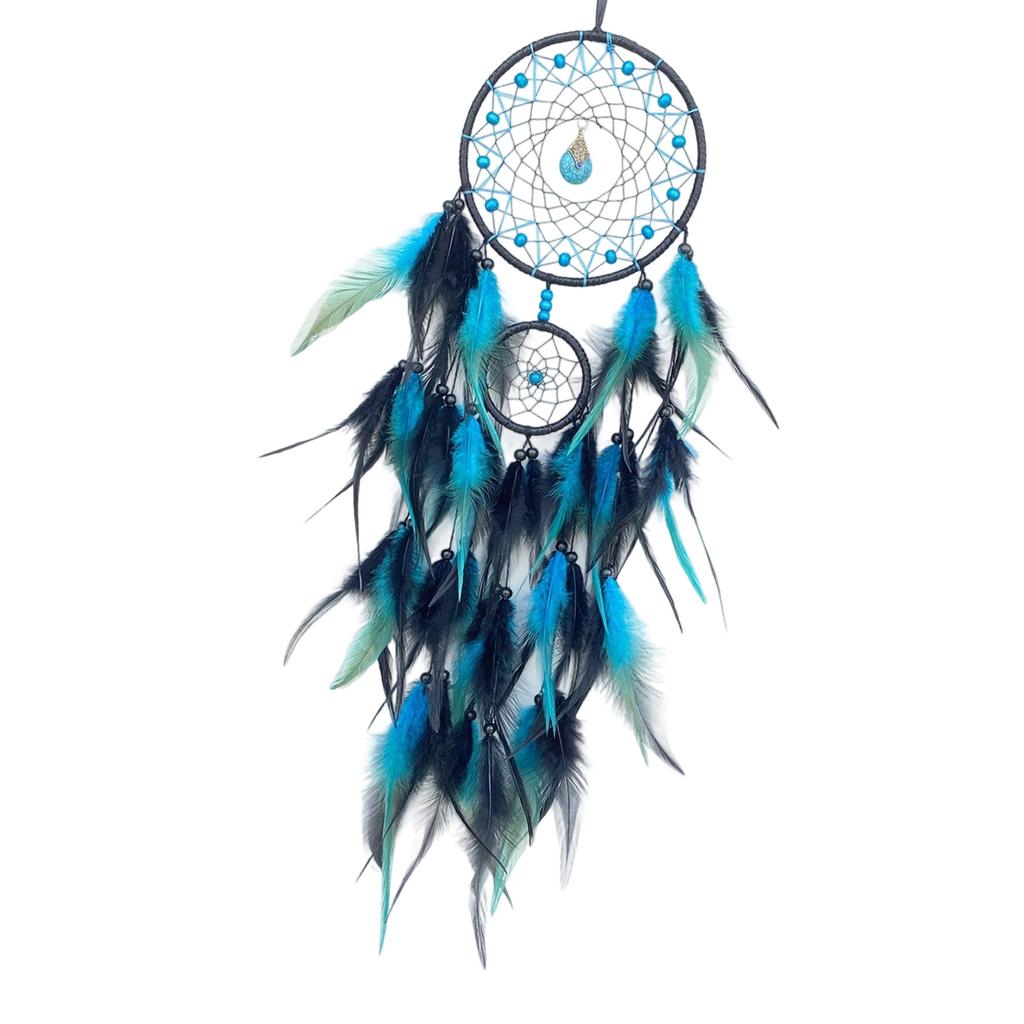Dream Catchers for Bedroom Boho Dream Catcher Wall Decor Crystal Wood Beads Hanging Ornament Home Decorations Gift