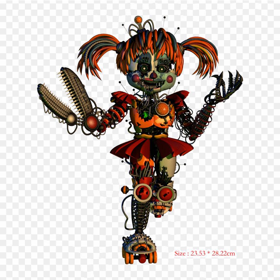 Scrap Baby Freddy Fazbear's Pizzeria Simulator Five Nights At Freddy термонаклейки для одежды, футболка, сумка, теплопередающие наклейки, железные нашивки
