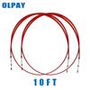 2 шт. 10 футов кабель управления дроссельной заслонкой для подвесного лодочного мотора Yamaha, кабель управления переключением дроссельной заслонки из нержавеющей стали