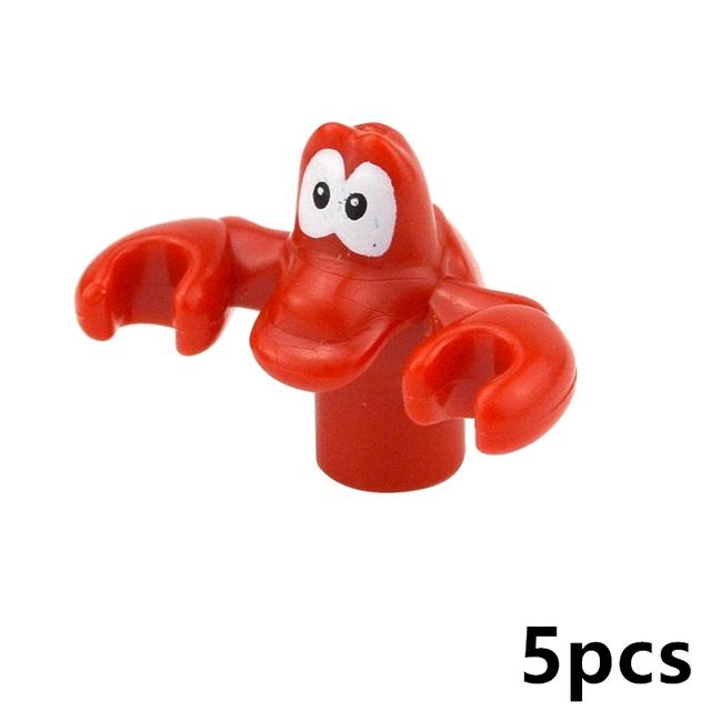 MOC Город Животные Строительные Блоки Фигурки Коза Овца Орел Сова Панда Попугай Чайка Пингвин Зоопарк Рам Аксессуары Кирпичики Игрушка Подарок