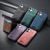 Embossed Textured Leather Phone Case with 2-in-1 Stand & Card Slot for iPhone Samsung Xiaomi Google Anti-Drop Stylish and Functional Protective Cover