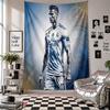 Cristiano Ronaldo Wall Tapestry Home Decor Wall Hanging Cloth for Bedroom Living Room Background