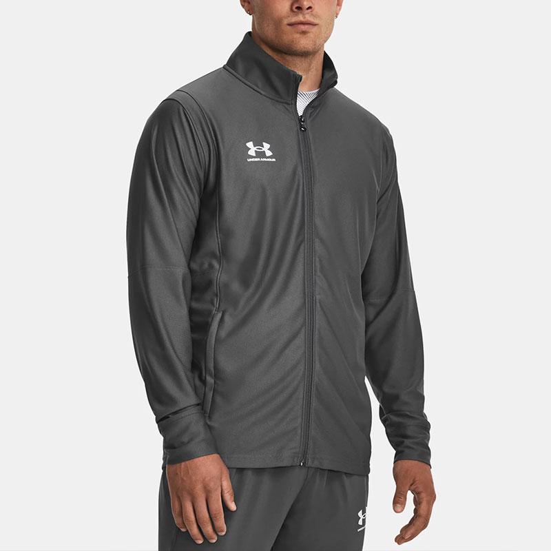Under Armour Мужская куртка Challenger Серая С воротником-стойкой Умеренная Другое 1379494-025