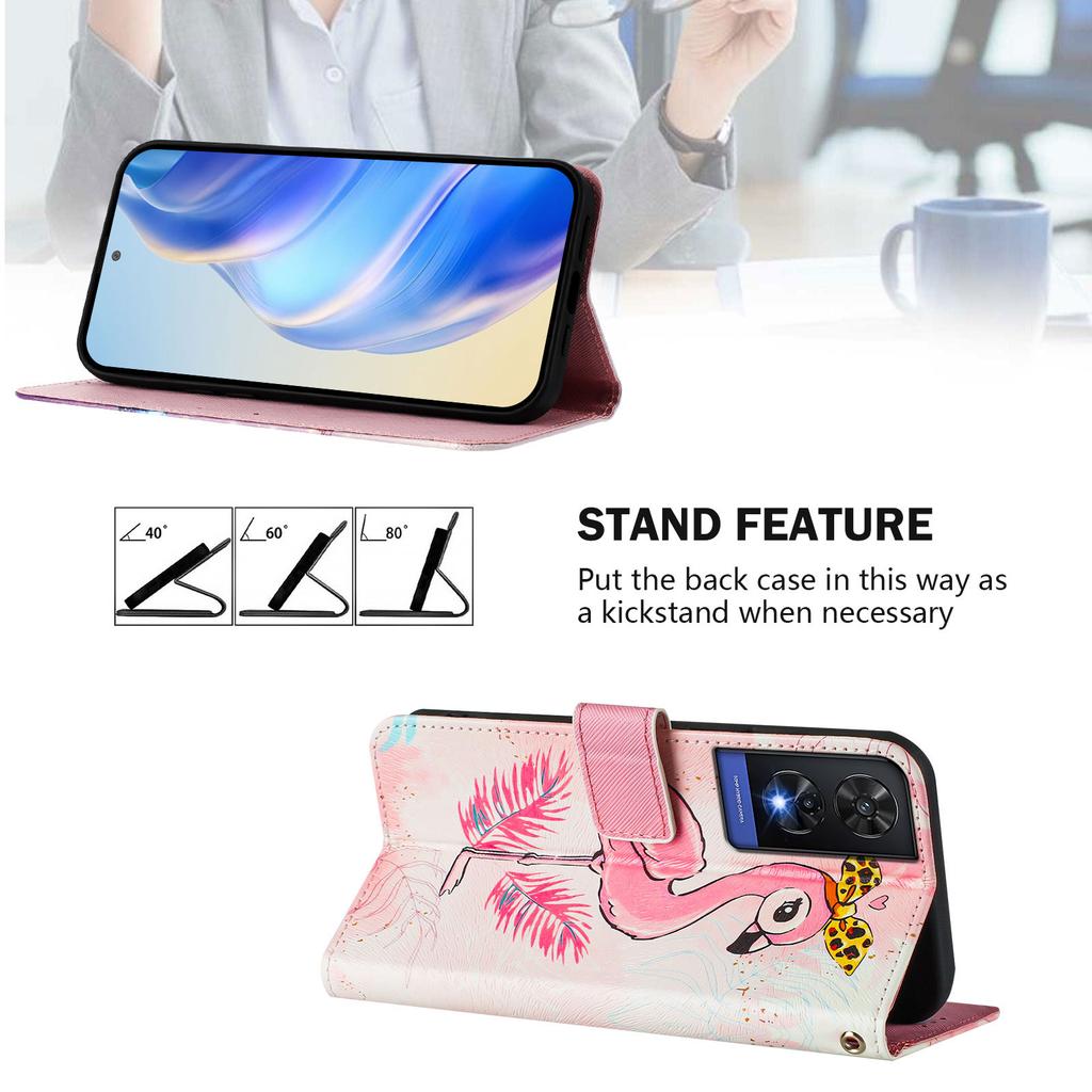 Роскошный кожаный чехол-кошелек Flamingo в стиле книги для TCL 305,306,403,501,TCL 30,30 Plus,30 XE 5G,201,303,20 R,40R,TCL 40 SE...