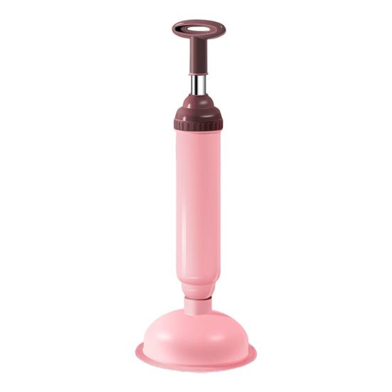High Pressure Silicone Toilet Plunger Pump Anti-Clogging Drain Cleaners Powerful Suction Cup Telescopic Handle Toilet Clog Remover