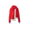 Puma X June Ambrose Collaboration Letter Logo Striped Irregular American Vintage Color Block Hem Sweatshirt Women sweatshirt China-Red 532500-01