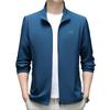 Summer New Anti-UV Stretch Sun Protection Jacket Men's Stand Collar Thin Jacket Men's Casual Jacket