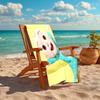 Ultra-Soft Beach Towel with CoComelon Theme,Ideal for Pool - Camping, Diving - Perfect Travel Essential, Vibrant Beach Towel.