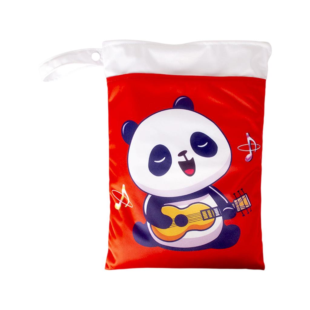 Водонепроницаемая сумка для хранения на молнии двойного назначения для влажного и сухого использования, милая сумка для хранения одежды