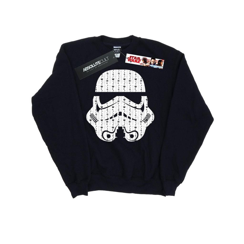 STAR WARS Свитшот для мальчиков со шлемом штурмовика на Рождество